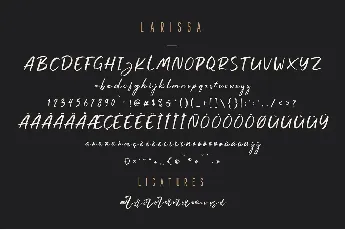 Larissa font