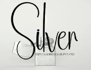 Silver Script font