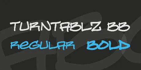 Turntablz BB font