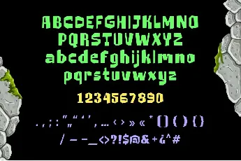 Stone Punk font