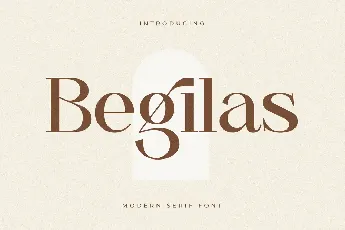 Begilas font