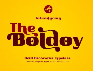 Boldoy font