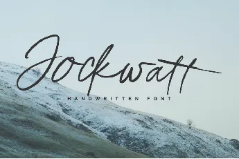 Jockwatt Script font