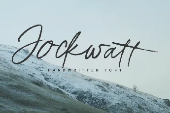 Jockwatt Script font