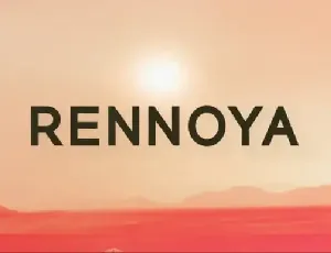 Rennoya Sans Serif font