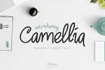 Camellia Handwritten Demo font