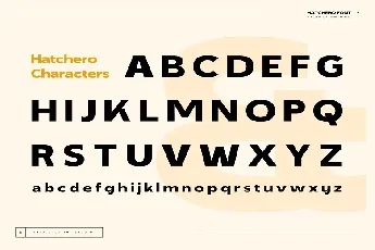 Hatchero font