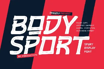 BODYSPORT PERSONAL font