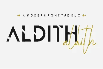 ALDITH DEMO font