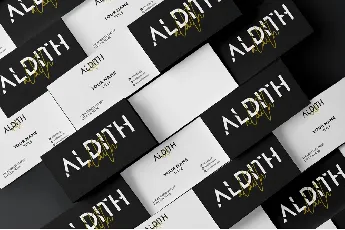 ALDITH DEMO font