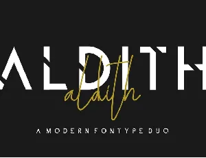 ALDITH DEMO font