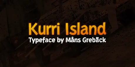 Kurri Island Caps PERSONAL font