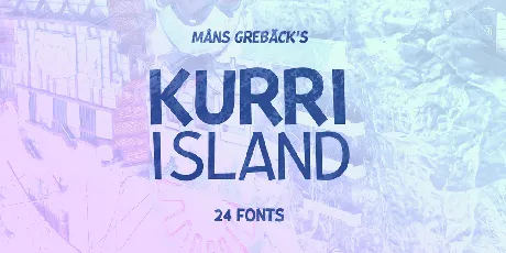 Kurri Island Caps PERSONAL font