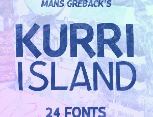 Kurri Island Caps PERSONAL font