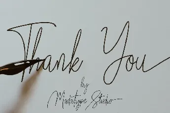 Mettallion Signature font