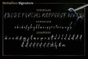 Mettallion Signature font