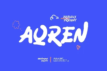 AQREN Personal font