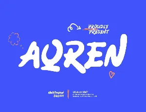 AQREN Personal font