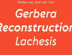 Gerbera Family font