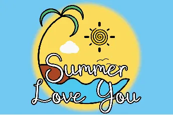 Summer Love You font