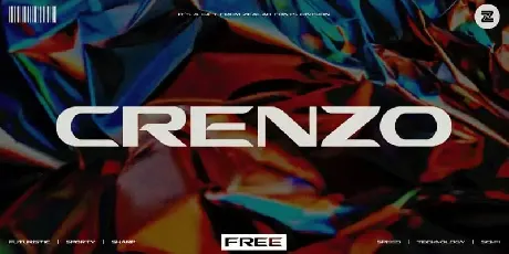 Crenzo Display font