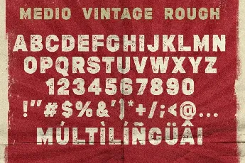 Medio Vintage font