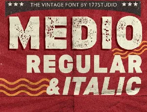 Medio Vintage font