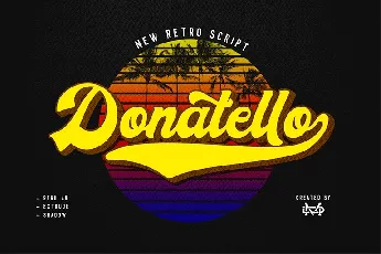 Donatello Retro Script font