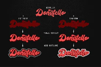 Donatello Retro Script font