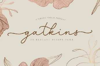 Gatkins Script Signature font