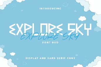 Explore Sky Demo font