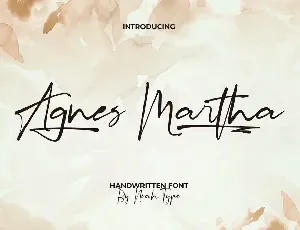 Agnes Martha Demo font