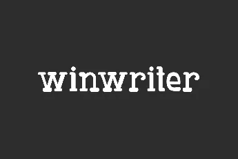 Winwriter Demo font