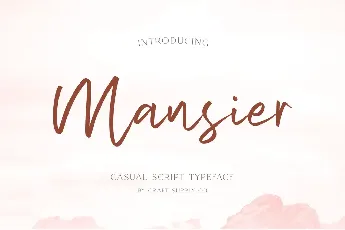 Mansier font