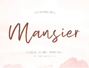 Mansier font