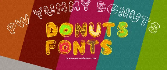 PW Yummy Donuts font