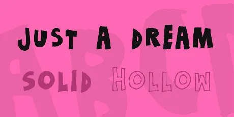 Just a dream font