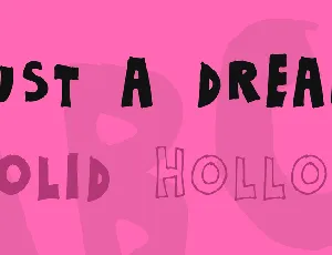 Just a dream font