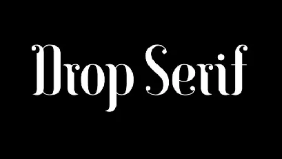 Drop Serif font