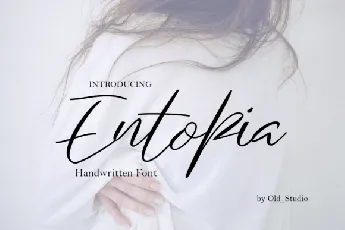 Entopia Script font