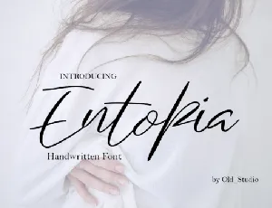 Entopia Script font