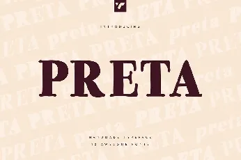 Preta font