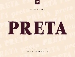 Preta font