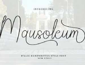 Mausoleum Script font