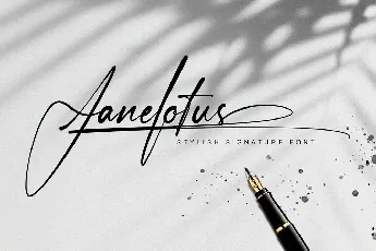 Janelotus font