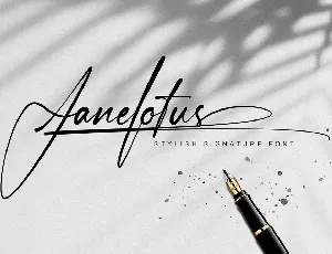 Janelotus font