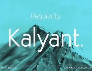 Kalyant Sans Serif font