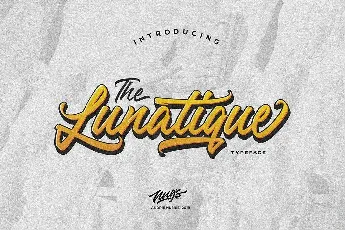 The Lunatique Script font