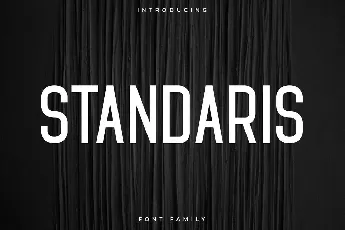 Standaris Family Free font