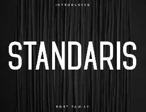 Standaris Family Free font